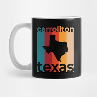 Carrollton Texas Retro Mug